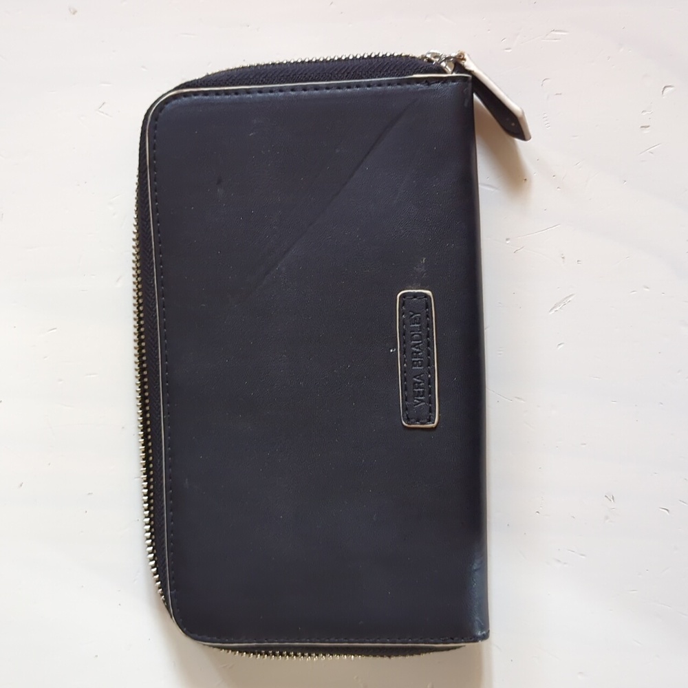 Vera Bradley Black Cream Trim Wallet